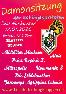 Damensitzung de Schönjespritzte @ Saal Norhausen