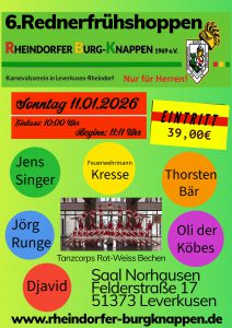 5. Leverkusener Rednerfrühschoppen @ saal Norhausen