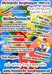 In Rheindorf steppt der Bär @ Saal Norhausen